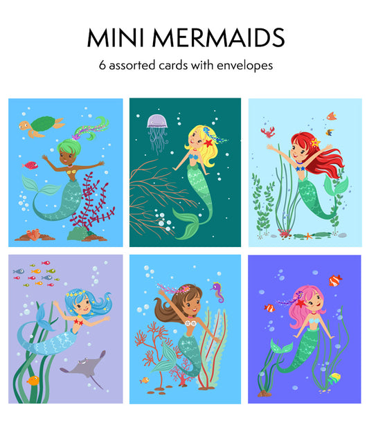 Mini Mermaid Cards